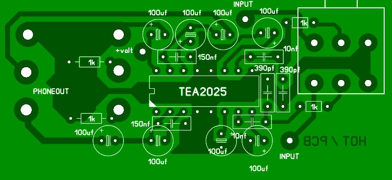 Микросхема tea2025b схема включения